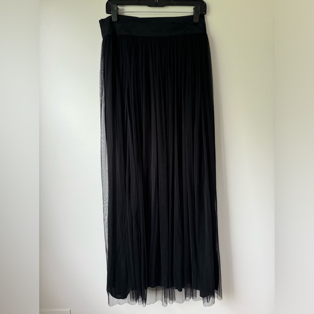Chan Luu tulle maxi skirt black size M (8-10)